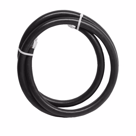 Mangueira do distribuidor de combustível resistente a óleo conjunto de mangueira do distribuidor de combustível de borracha de 3/4 '' com encaixe NPT